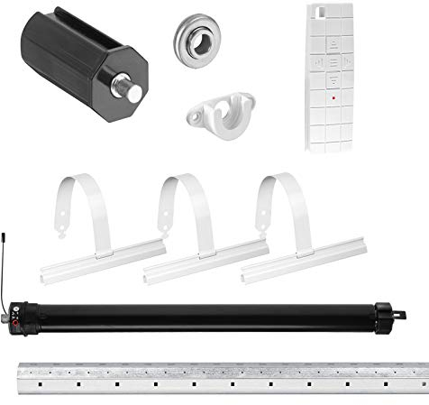 NOBILY Rolladen-Komplett-Set f. 40mm Achtkantwelle Mechanischer Funk Mini-Rolladenmotor 13Nm + Mechanik-Set, Gesamtlänge bis 1,0 Meter