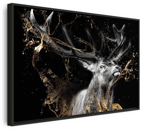 murando - Leinwandbild Wald Natur Flamme, 120x80 cm, Schlafzimmer, modern