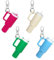 TTPSRY Mini Cup Schlüsselanhänger Set für Mini Cup Abnehmbarer Taschenanhänger Damen Schlüssel-Anhänger für Rucksackdekorationen Handtaschendekorationen (Himmelblau + Grün + Rosa + Curry)