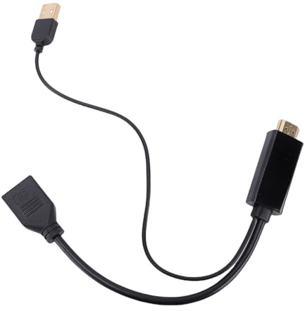 YUEHISY HDMI Till DisplayPort-adapter, 4K 60Hz Guld - Pläterad Plug and Play för Monitor PC