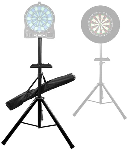 Turnart dartstativ för darttavla, stativ, dartstativ | Dart tillbehör för darttavla elektronisk darttavla kork,106–200 cm tung dartstativ 3,7 kg