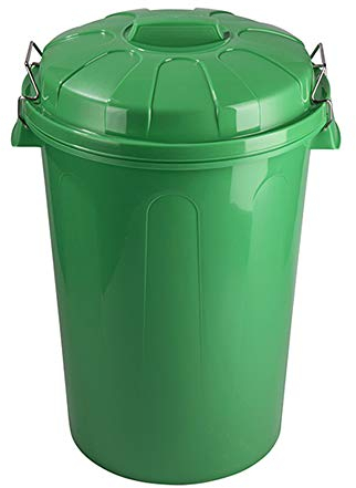 Plastic Forte - Cubo Basura con Tapa 100 litros Verde