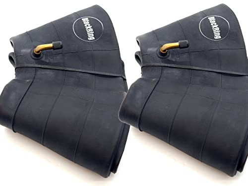 BlackRing 2x Inner Tubes 16x6.50-8 TR87 Bent Metal Valve Ride On Lawn Mower Garden Tractor 16x650x8