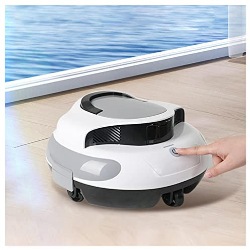 VVLXRIC Aspirateur Robot Piscine Hors Sol, Forte Puissance D'Aspiration Aspirateur Bassin 100min De Nettoyage Puissant Nettoyage Piscine, Fil Parfait pour Piscines Jusqu'à 90 M²