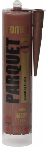 Mahagoni Premium-Dichtstoff für Parkett & Laminat FOME FLEX PARQUET – elastisch, langlebig, überstreichbar und lackierfähig. Ideal zum Füllen und Reparieren von Fugen und Rissen.