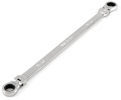TEKTON 16 x 18 mm Long Flex Head 12-Point Ratcheting Box End Wrench | WRB36416