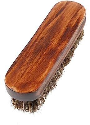 BESTYASH Rosshaarbürste Kleiderbürste Bürste Zum Entfernen Von Fusseln Möbelbürste Schuhbürste Fell Hölzern Staubbürste