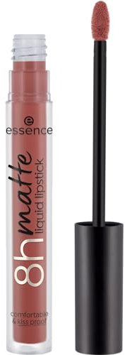 Essence Cosmetics 8H Matte Rossetto Liquido, Lunga Durata, Opacizzante, Asciugatura Rapida, Opaca, 2.5 ml
