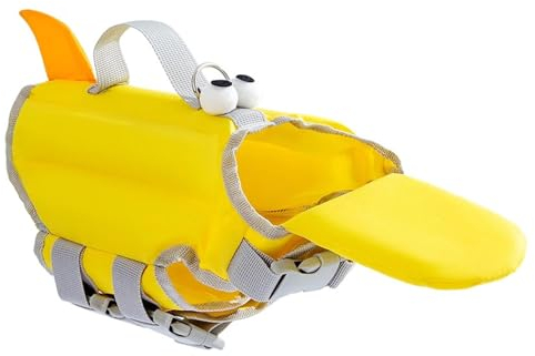 Hundeschwimmweste zum Schwimmen – verstellbare Schwimmhilfe für Haustiere, Auftriebshilfe | verstellbarer Schwimmanzug für Hunde, Lebensretter, wasserdichte Hundejacke, Hundeschwimmweste mit reflektie