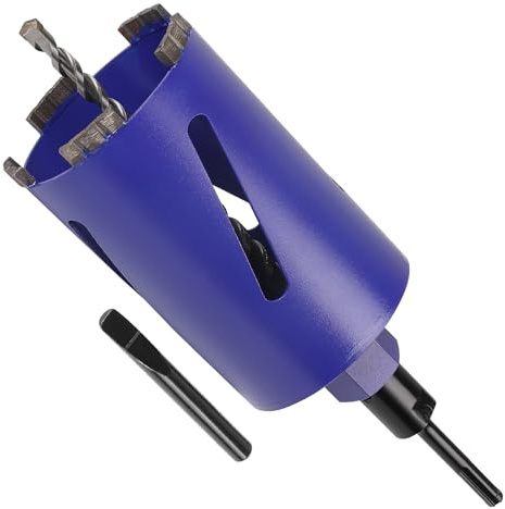 CPROSP M22 Diamantborrkrona, Ø 102 mm, L200 mm, för kärnborrar, kärnborr, betong med centreringsborr och SDS Plus-adapter, burksänkare för borrning i betong, murverk och sten