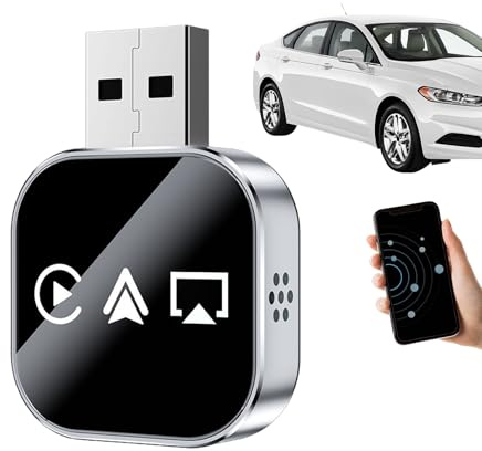 Adattatore video per display auto, convertitore di connessione automatica veloce – specchio wireless da telefono a schermo auto, per spostamenti quotidiani a lunga distanza, viaggi, città, guida
