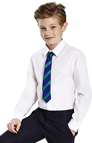 Listers Schoolwear Boys Long/Short Sleeve School Shirt School Uniform Easy Iron Easy Care Regular Fit