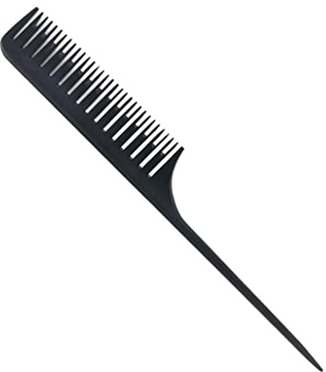 zalati Highlighting Comb Weaving Foiling Hair with Bakelite Anti Static Heat Resistant for SalonHair Comb - Black