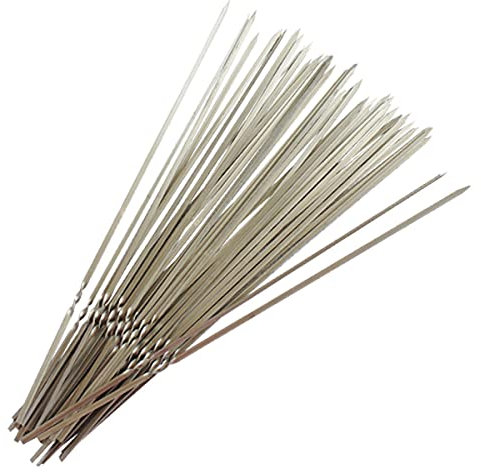 Spiedini Di Kebab, Set Di Spiedini Di Carne Di Kebab Per Barbecue In Acciaio Inossidabile, Bastoncini Di Spiedo In Metallo Piatti Riutilizzabili Per Barbecue, Cocktail, Articoli Per Feste Quantità O