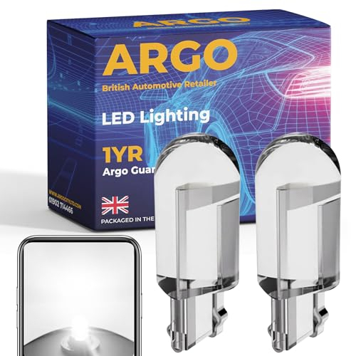 Argo 501 Led Bulbs T10 QTG Xenon White Car Light Bulbs Car Interior Upgrade Number Plate Light Map Dome Courtesy Van Capless Wedge 194 168 W5w Bulb Led Side Light Bulb 12v