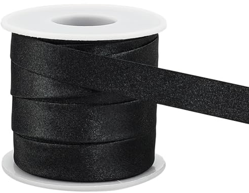 BENECREAT - Cinta de sesgo de satén (12,5 m, 15 mm, para costura Cheongsam Costura de Prendas, Ribete, Accesorios de Ropa