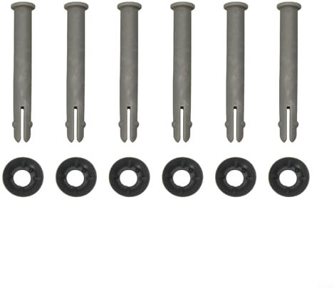 Power-Steel P61759 - Juego de pasadores y juntas de repuesto para alberca de 80 mm de largo, compatible con piscinas de marco de acero, paquete de 6