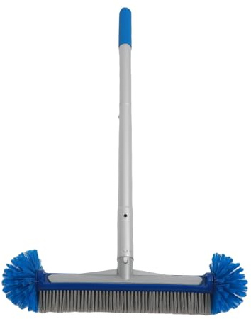 Asixxsix Set di attrezzi per la pulizia della piscina Rete professionale per la pulizia delle foglie con asta di prolunga lunga e regolabile Kit per la pulizia della piscina girevole a
