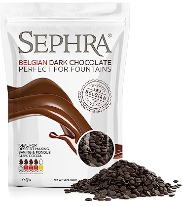 Sephra Belgian Couverture Fountain Ready Chocolate Callets - Dark (2.5kg)