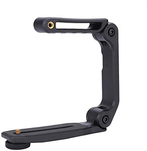 Tosuny Handheld Stabilisator U-Form Videokamera Griff Video Aktion Handgriff Stabilisator Haltegriff Camcorder Halterung Tragehilfe für DSLR und Digitale Videokamera