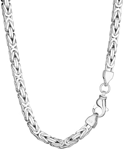 NKlaus cadena de rey 7,1mm cadena de plata 925 plata de ley rey pulsera sólida hombres 22cm 3478