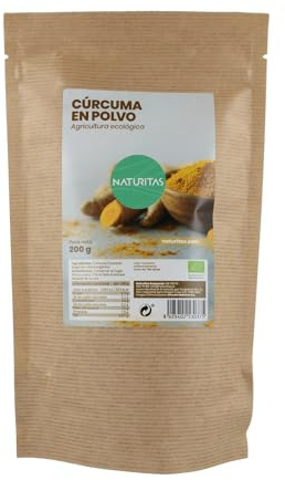 Cúrcuma en Polvo 200 g bio Naturitas Essentials | 200 g de polvo | Antiinflamatorio | Antioxidante | Digestivo