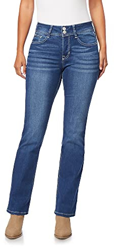 Angels Forever Young Women's Curvy Bootcut Jeans, Tupelo, 14