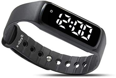 e-vibra Montre d'alarme vibrante Montre de rappel médical avec minuterie et 12 alarmes quotidiennes