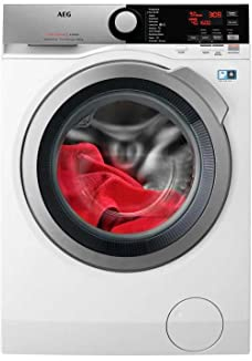 AEG L7WEE962 Lavasecadora de Libre Instalación, Carga Frontal, Lava 9 Kg, Seca 6 Kg, 1600 rpm, Serie 7000, Motor Inverter, Programa NonStop, Panel LCD, Puerta Inox, Blanco, Clase E