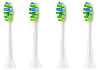 7AM2M AM100/AM105 Electric Toothbrush Brush Heads x 4 for 7AM2M Electric Toothbrush ONLY