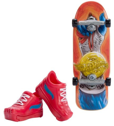Hot Wheels, Skateboard, Golden Glory™ Skateboard mit Tennis, Spielzeug für Jungen, Alter 5 und up, Spielzeug, matt