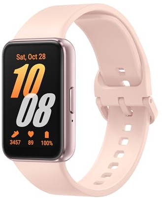 Samsung Galaxy Fit3 Smartwatch, Fitness-Uhr als Fitness Tracker und Aktivitätstracker, Pink Gold, Inkl. 36 Monate Herstellergarantie [Exklusiv bei Amazon]