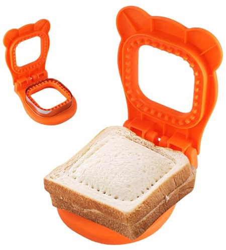 Cortador y sellador de sándwiches | Sandwich Sealer Maker | Fabricante de galletas sin costrar, corte y sello, accesorios de almuerzo para niños