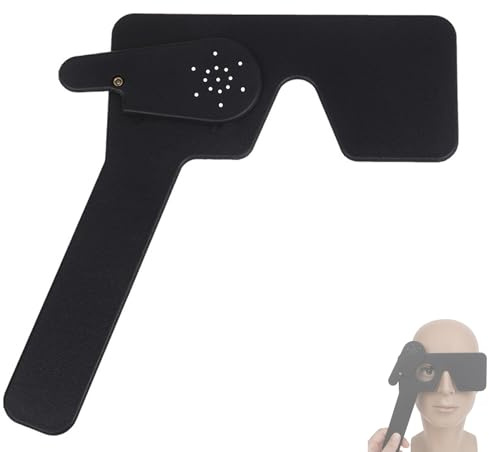 FocusVue Ophthalmic Eye Exam Tool ABS Lorgnette Occluder Multi 17 Pinhole Hand Occluder Optometry Optic Instrument