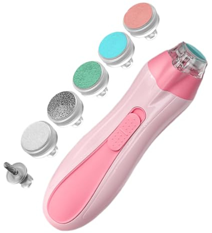 Elektrischer Baby-Nagelknipser für Babys, 6 Baby-Nagelfeilen, batteriebetriebener Nagelknipser für Baby, sicherer Baby-Nagelschneider, Nagelfeile, Babypflegeset, Maniküre-Set für Kleinkinder