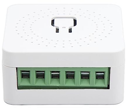 Qcwwy Module D'interrupteur Intelligent Wi-Fi pour le Contrôle de L'éclairage Mural à Domicile avec Application SmartLife, AC100-240V 50 / 60Hz, Matériau ABS