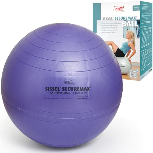Sissel Securemax Palla Svizzera, Unisex – Adulto, Blu/Viola, 75 cm