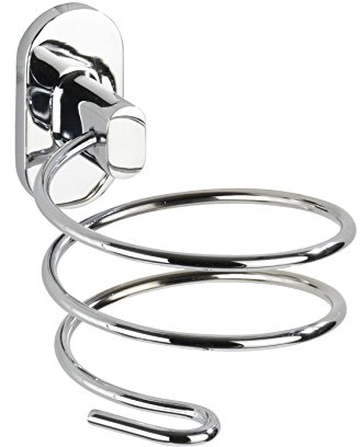 WENKO Power-Loc Haartrocknerhalter Puerto Rico Fönhalter, Befestigen ohne bohren Chrom