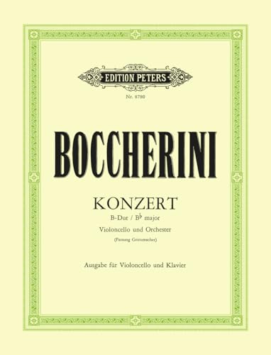 Boccherini: Cello Concerto No. 9 in B-flat Major (Score & Parts) (EP8780)
