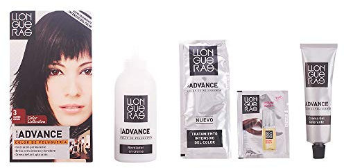 Llongueras Color Advance #3-Castaño Oscuro 1 Unidad 100 g
