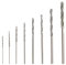 eMagTech 8 Stück Diamantspitze Spiralbohrer Set 0.8mm bis 3.0mm für Glas, Metall, Muscheln, Jade, Perlen usw.