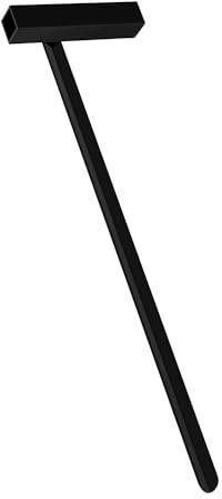 VANROUG Verktyg för borttagning av golfgrepp, rostfritt stål V-spår greppborttagare 28,9 cm för standardlängd svängande grepp, greppreparation verktyg