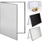 Riflettori 3 in 1 Pannello Riflettore di Luce A3 Fotografico Pieghevole Diffusori per Photo Studio Fotografia di Natura Morta Gioielli Cibi Prodotti Cosmetici 42 * 29cm (Argento/Bianco/Nero)