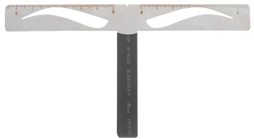 Mikinona Regla de cejas, plantilla, regla de cejas de tres puntos, juego de plantillas para cejas, juego de plantillas para cejas