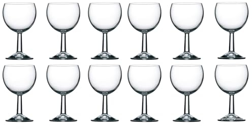 JORISELECTION VERRES A PIED X 12 VERRE BALLON 19,5 CL VERRE A EAU
