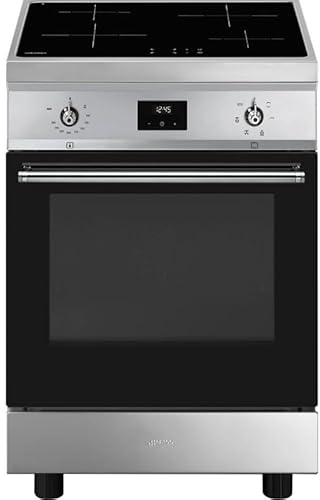 CUISINIÈRE C6IMXT2 SINFONIA 4 INDUCTIONS INOX/ VERRE NOIR