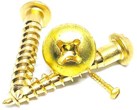 Tornillo autorroscante Phillips de cobre M2 M2.5 M3 M4 M5 Tornillo de cabeza plana semicircular de latón cruzado, 10 Uds., M3x12mm