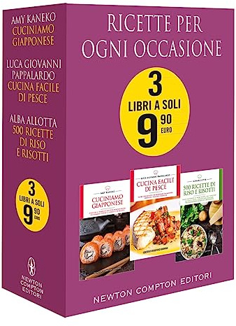 Ricette per ogni occasione: Cuciniamo giapponese-Cucina facile di pesce-500 ricette di riso e risotti