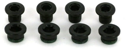 Sram Set Viti per Corona 4X2 Unisex Kit bulloni Corona Acciaio Nero One Size