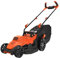 BLACK + DECKER BEMW461BH-GB Lawn Mower with Bike Handle, 1400 W, 240 V, Black, 34 cm